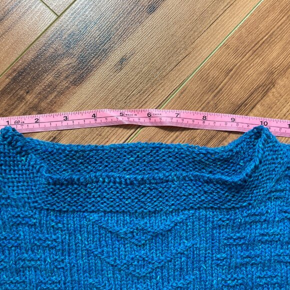 Gansey Blue Jay Sweater Hand knit Small - Picture 13 of 13